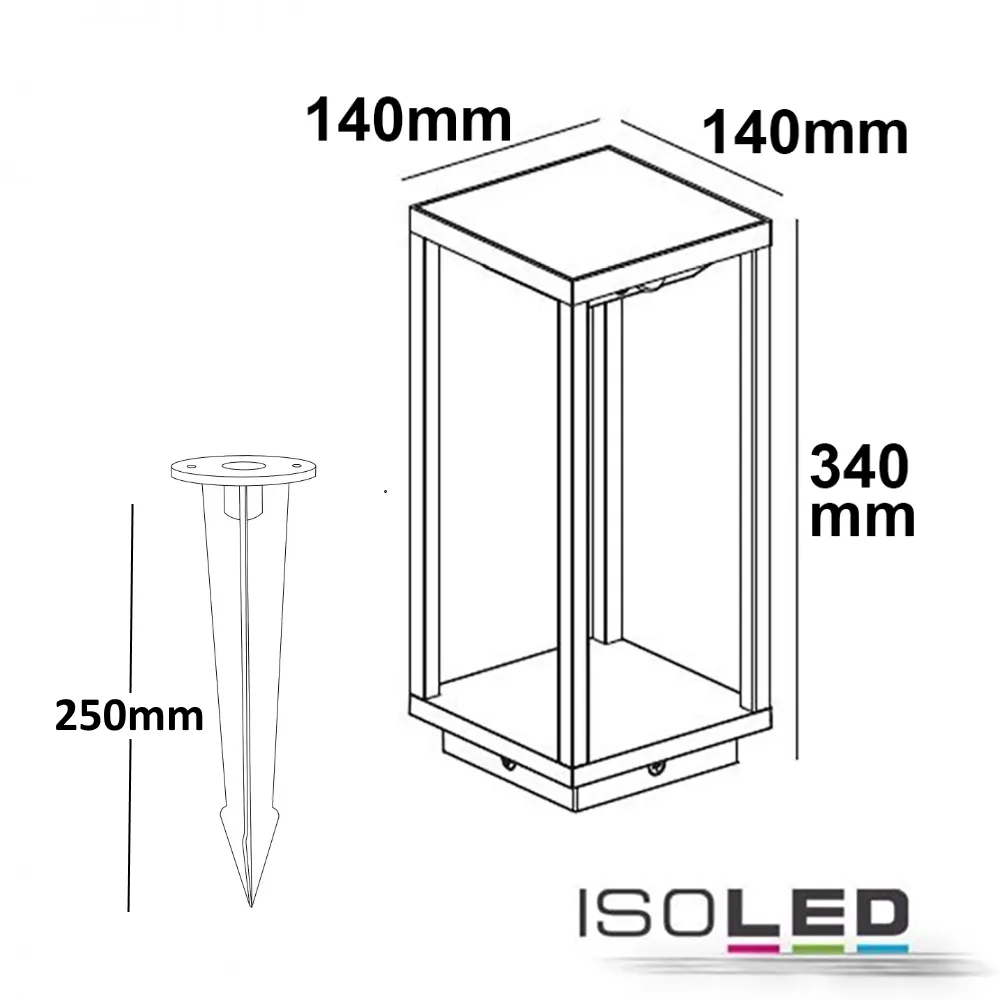 ISOLED LED SOLAR Outdoor-Leuchte Pic_2