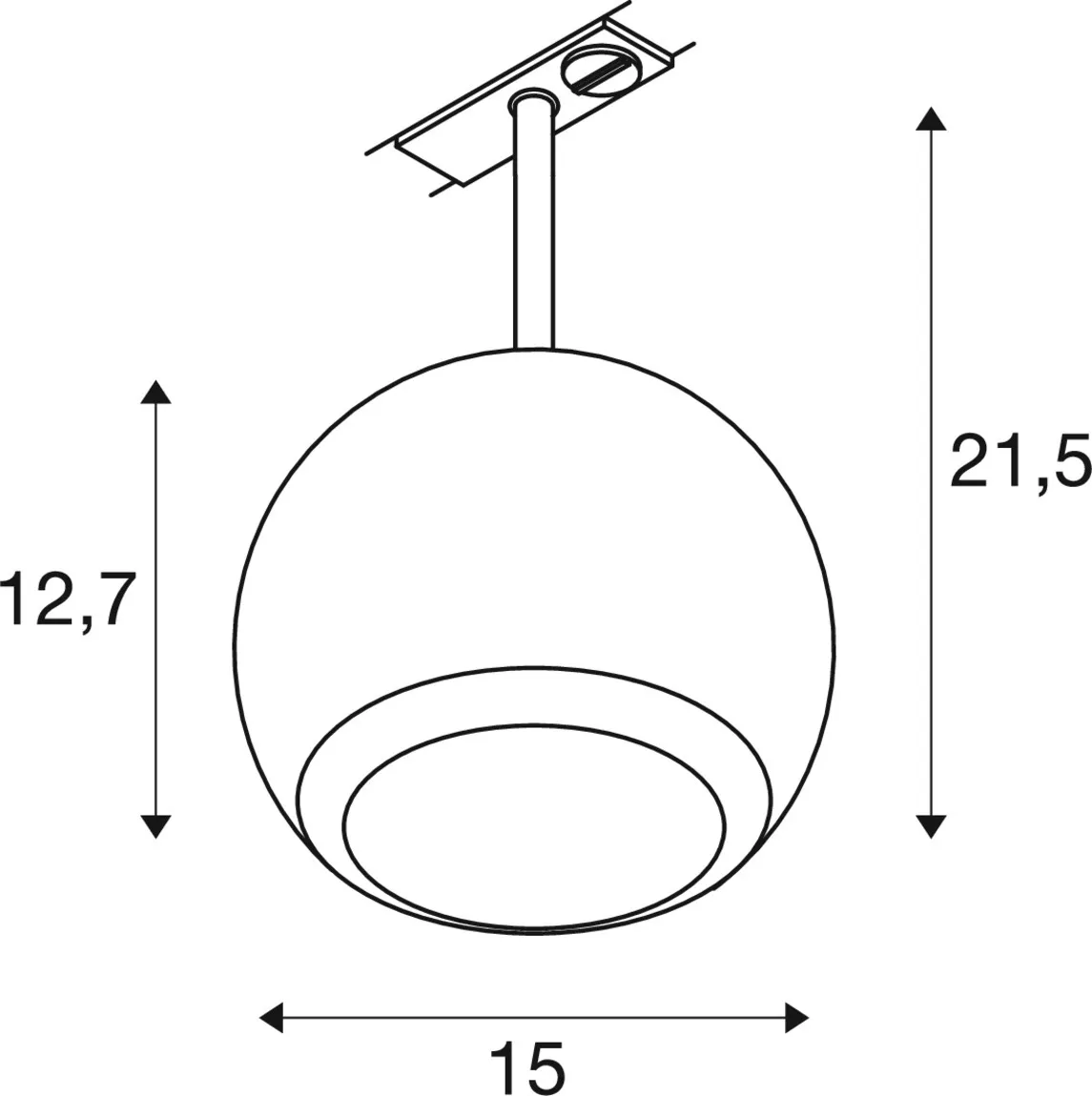Slv LIGHT EYE ® 150 1Ph. QPAR111 weiß Pic_3