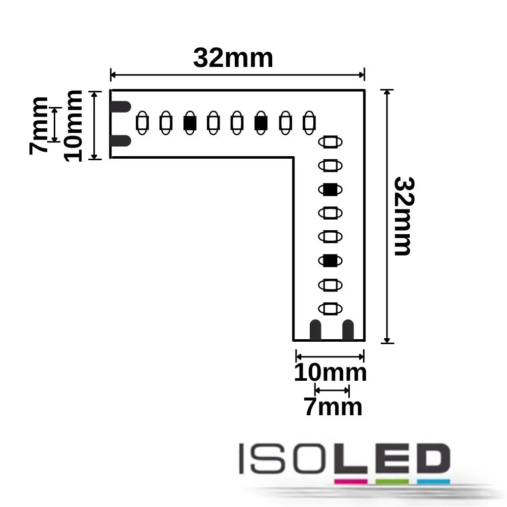 ISOLED Eckverbindung leuchtend 1,5W Pic_1