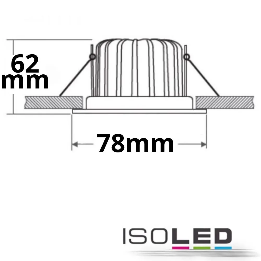 ISOLED LED Einbaustrahler Sys-68 MiniAMP Pic_2
