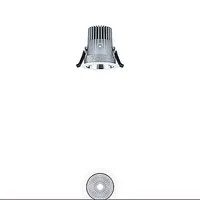 ZUMTOBEL GROUP DEUTSCHLAND PANOS EVO R68 10W LED830 SP-AL WH Pic_1