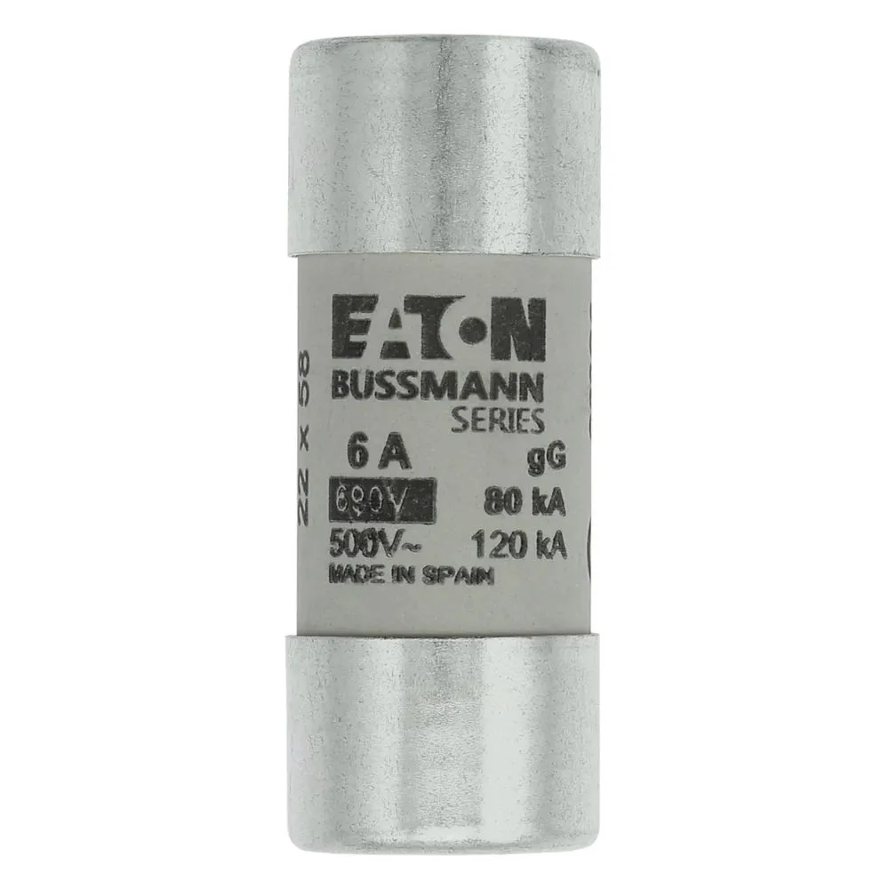 Eaton Electric Zylindrische Sicherung 22 x 58 6A GG 690 Pic_1