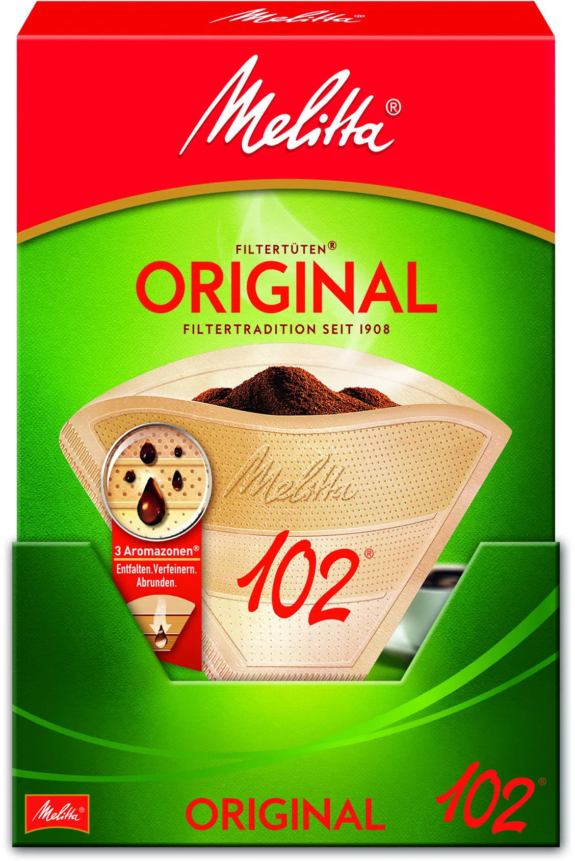 Melitta Filtertüten 102/80 naturbraun Aroma VPE Pic_1