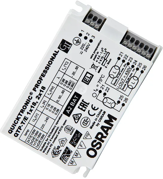 LEDVANCE GMBH QTP-T/E 1X18,2X18/220-240 UNV1 Pic_1