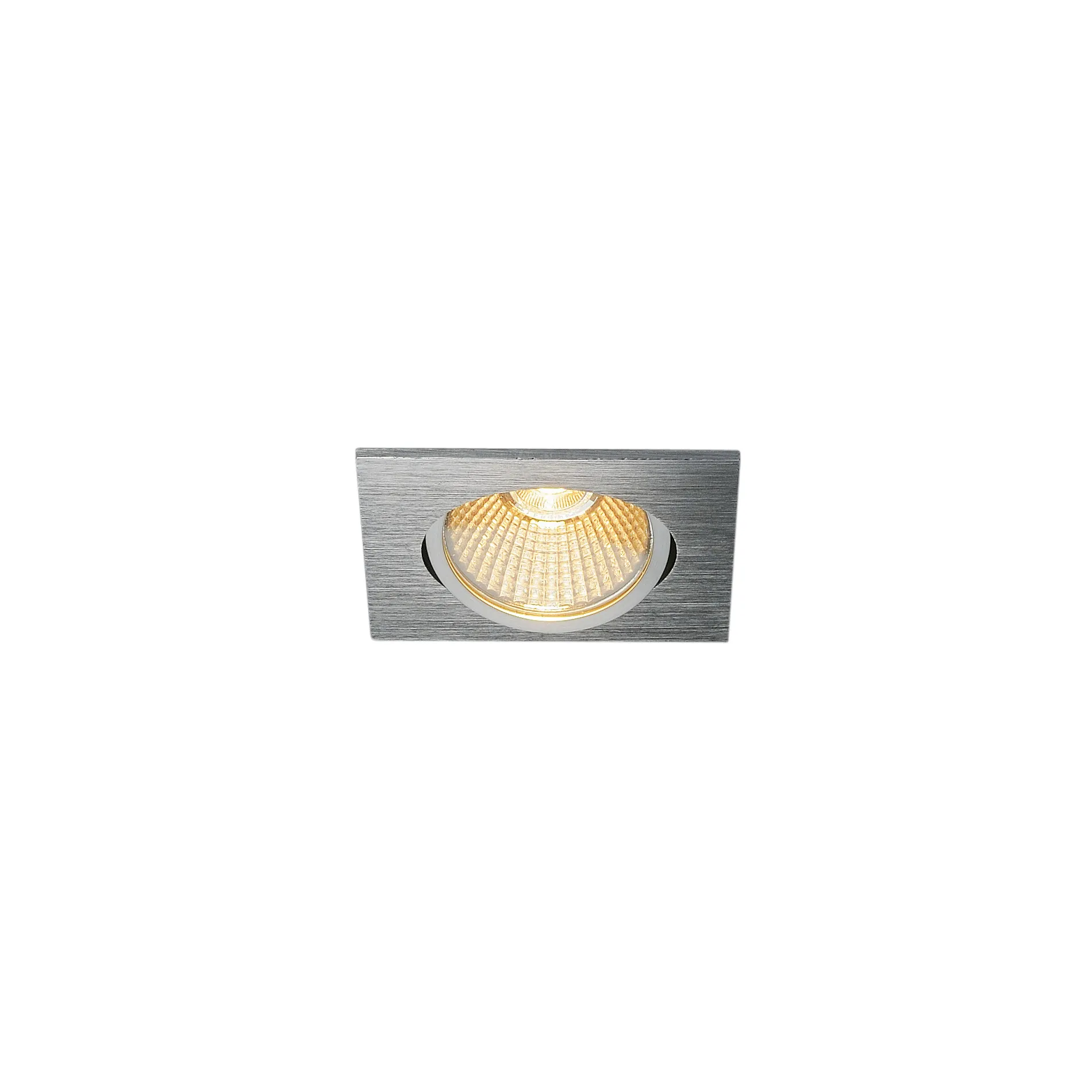 SLV ELEKTRONIK GMBH NEW TRIA 68 DL CS eckig 2700K gebür. alu Pic_1