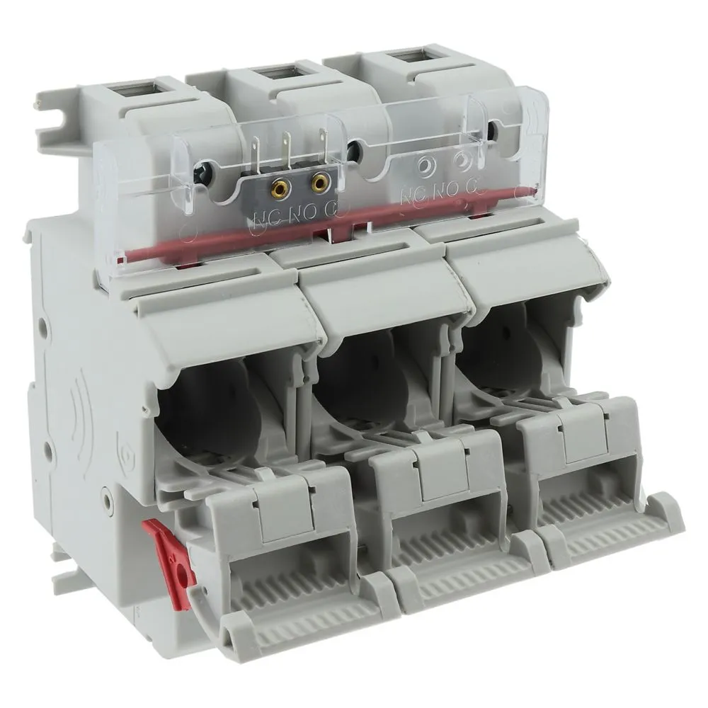 Eaton Electric 3P 22x58 Micro Switch Fuse Holder Pic_1
