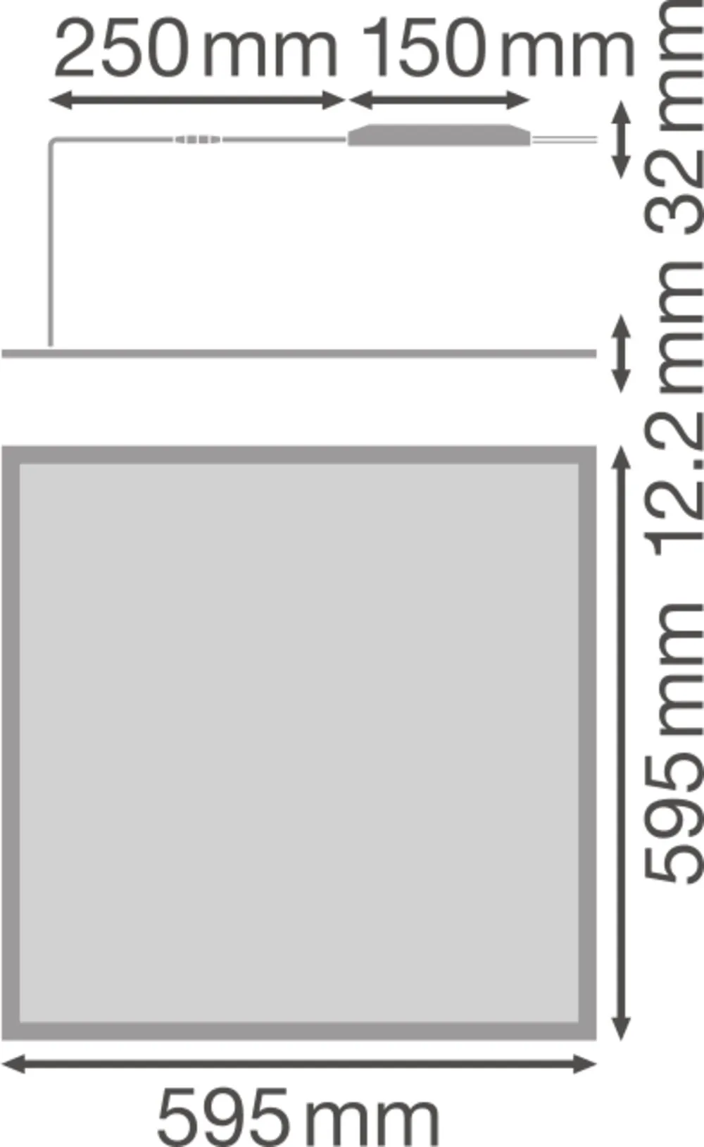 LEDVANCE GMBH PANEL 600 36 W 3000 K OP IP54 WT Pic_4