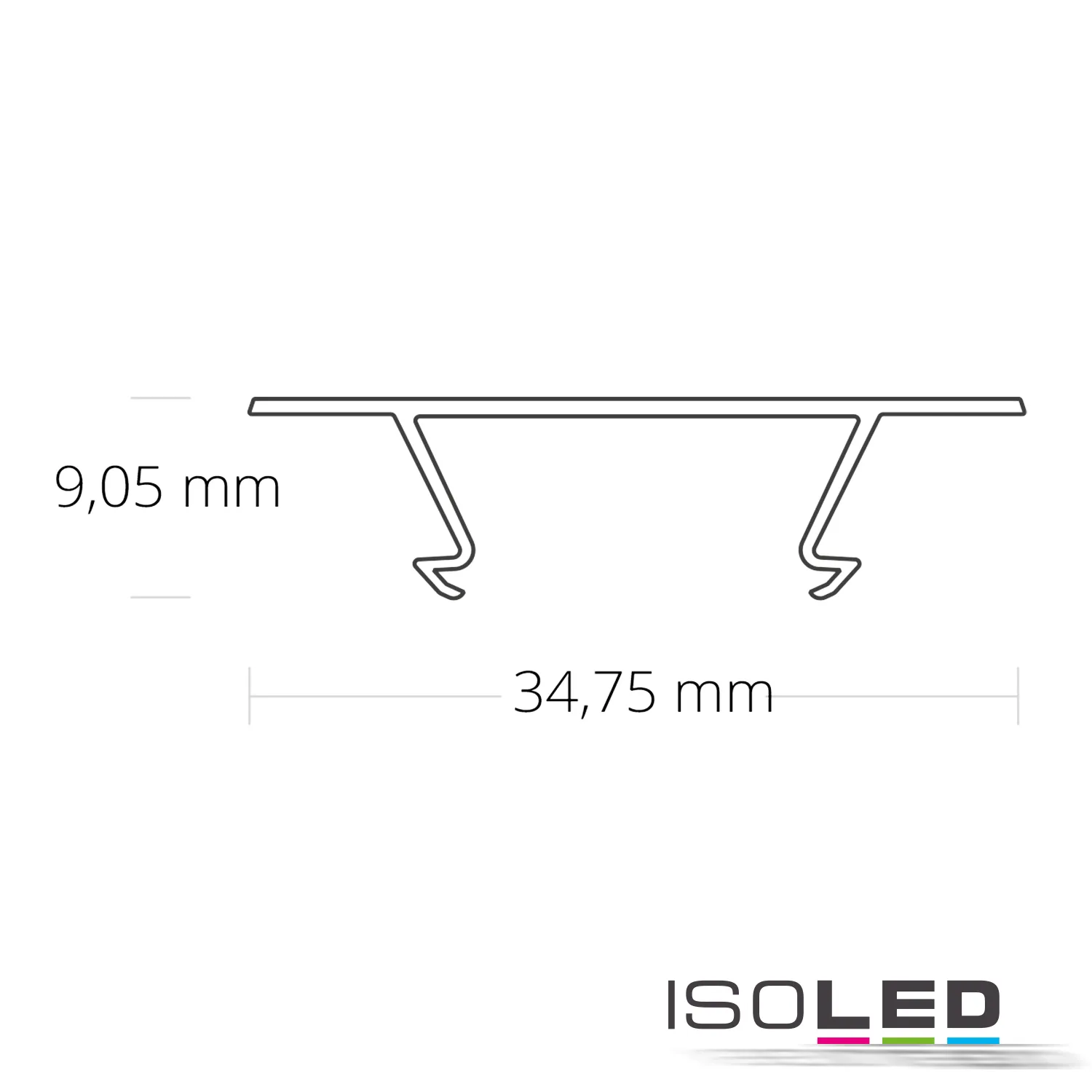 ISOLED Abdeckung COVER45 opal/satiniert Pic_1