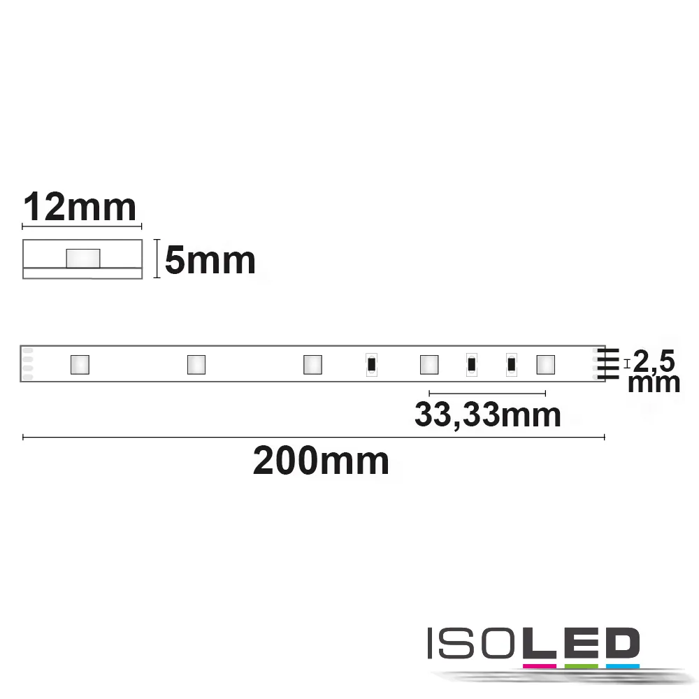 ISOLED LED AQUA-RGB-Flexband, 24V, 7,2W, IP68 Pic_1