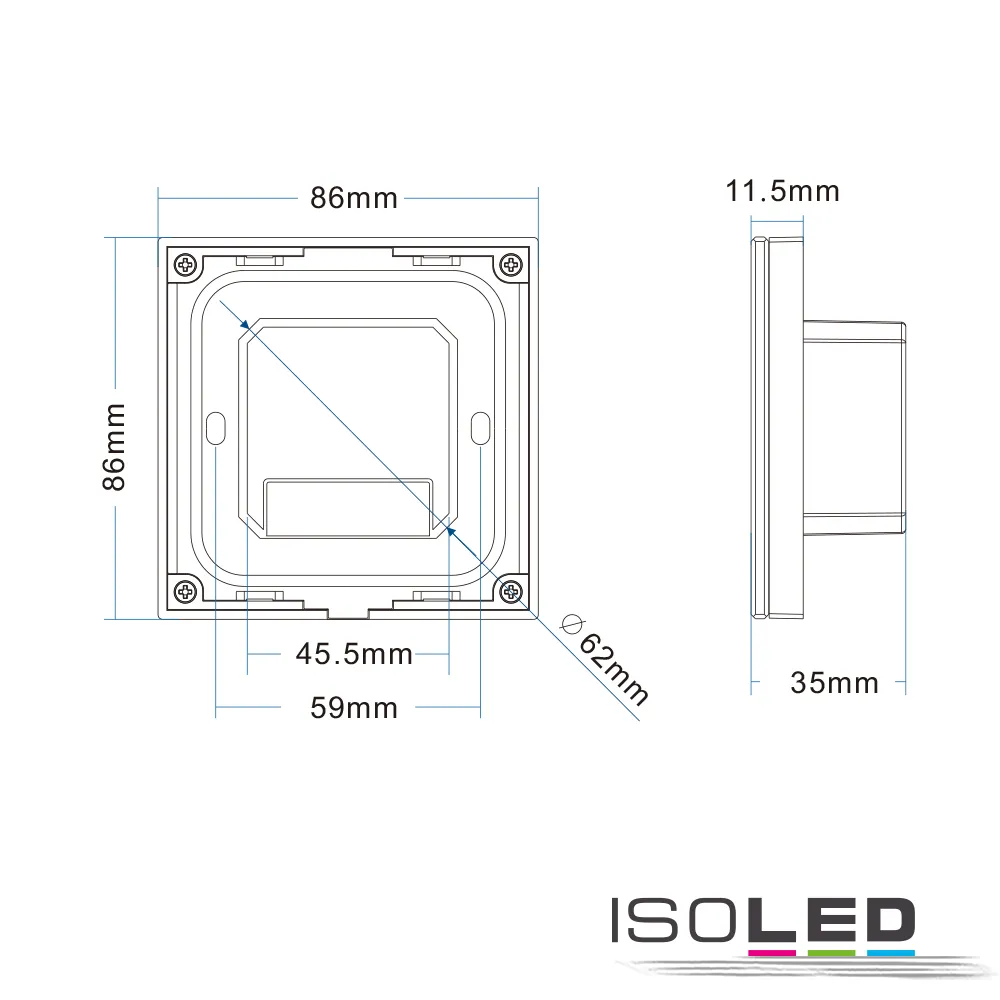 ISOLED Sys-Pro weißdynamische 4 Zonen Pic_1
