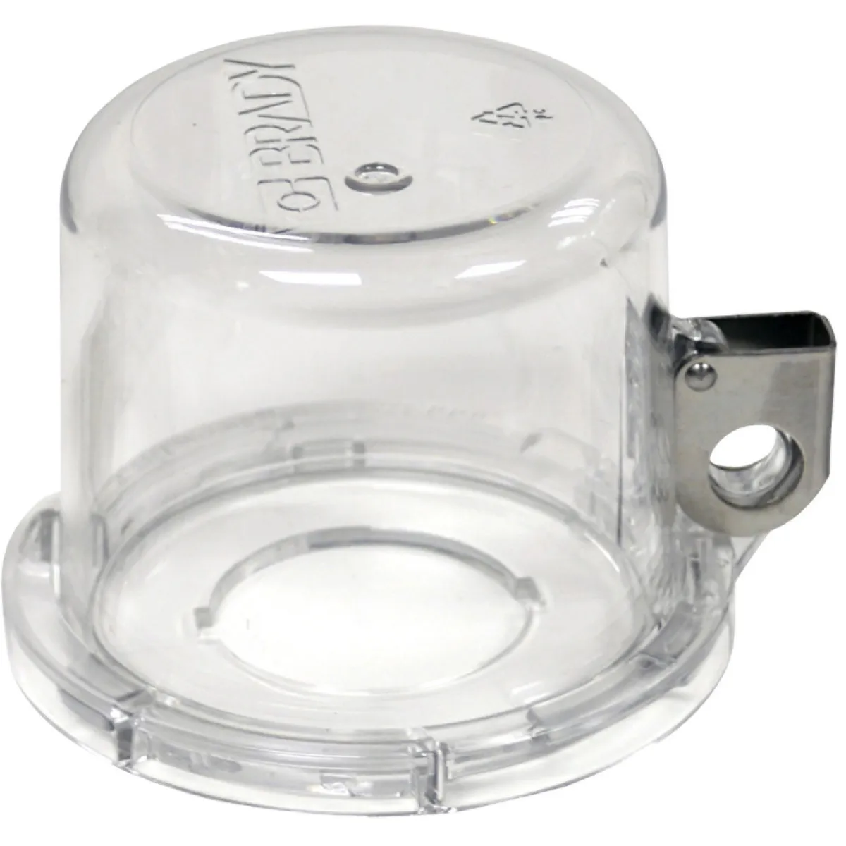 Brady 30MM CLEAR PUSH BUTTON LO W/ STD COVER Pic_1