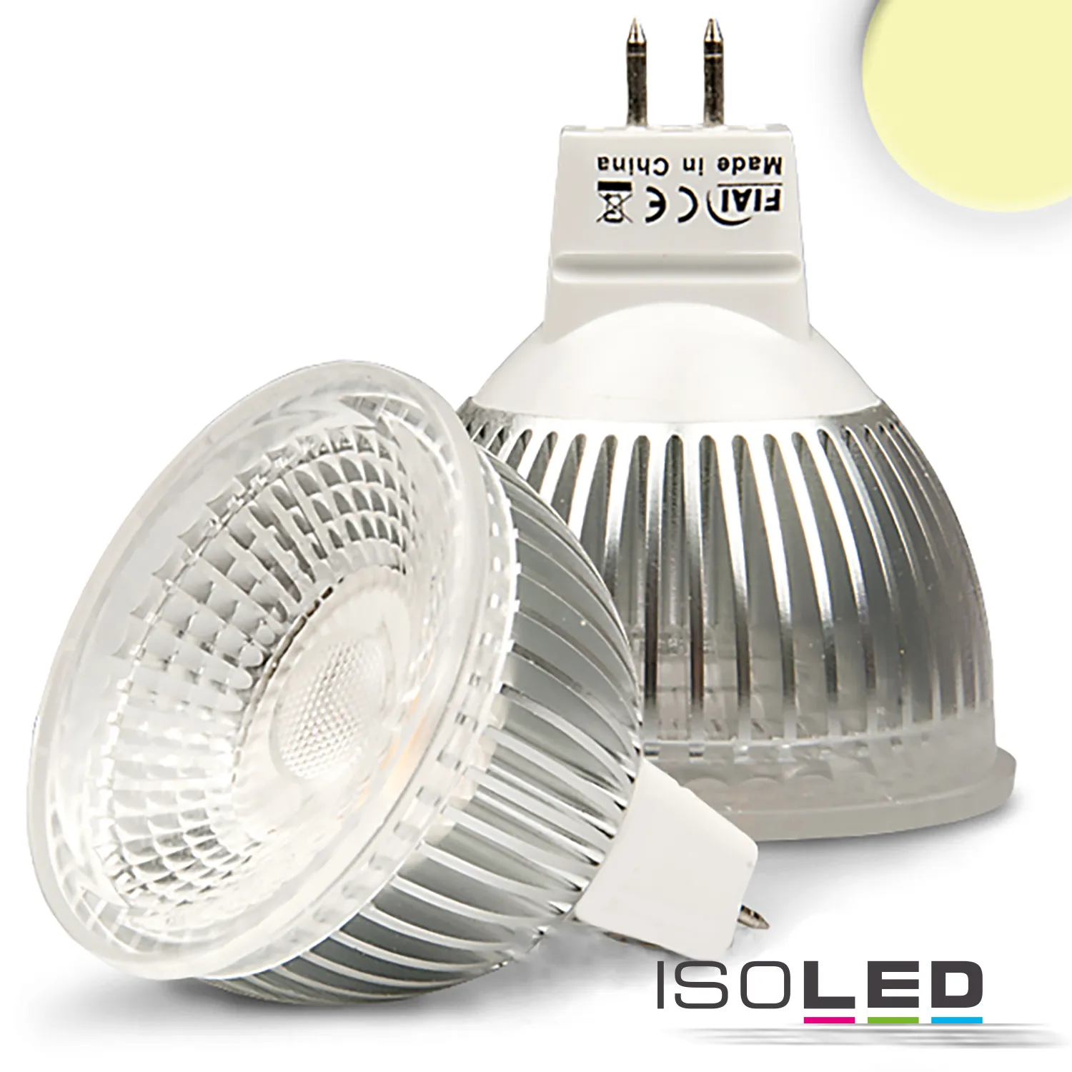 ISOLED MR16 LED Strahler 6W GLAS-COB Pic_1