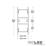 LED Aufbauleuchtenprofil HIDE DOUBLE