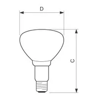 Philips Lighting - Lamps BR125 IR 250W E27 230-250V Red 1CT/10 Pic_3