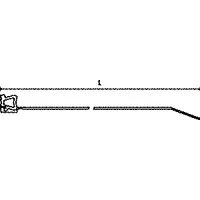 Hellermanntyton TAS120M-PA66HIRHSUV-BK (500) Pic_2