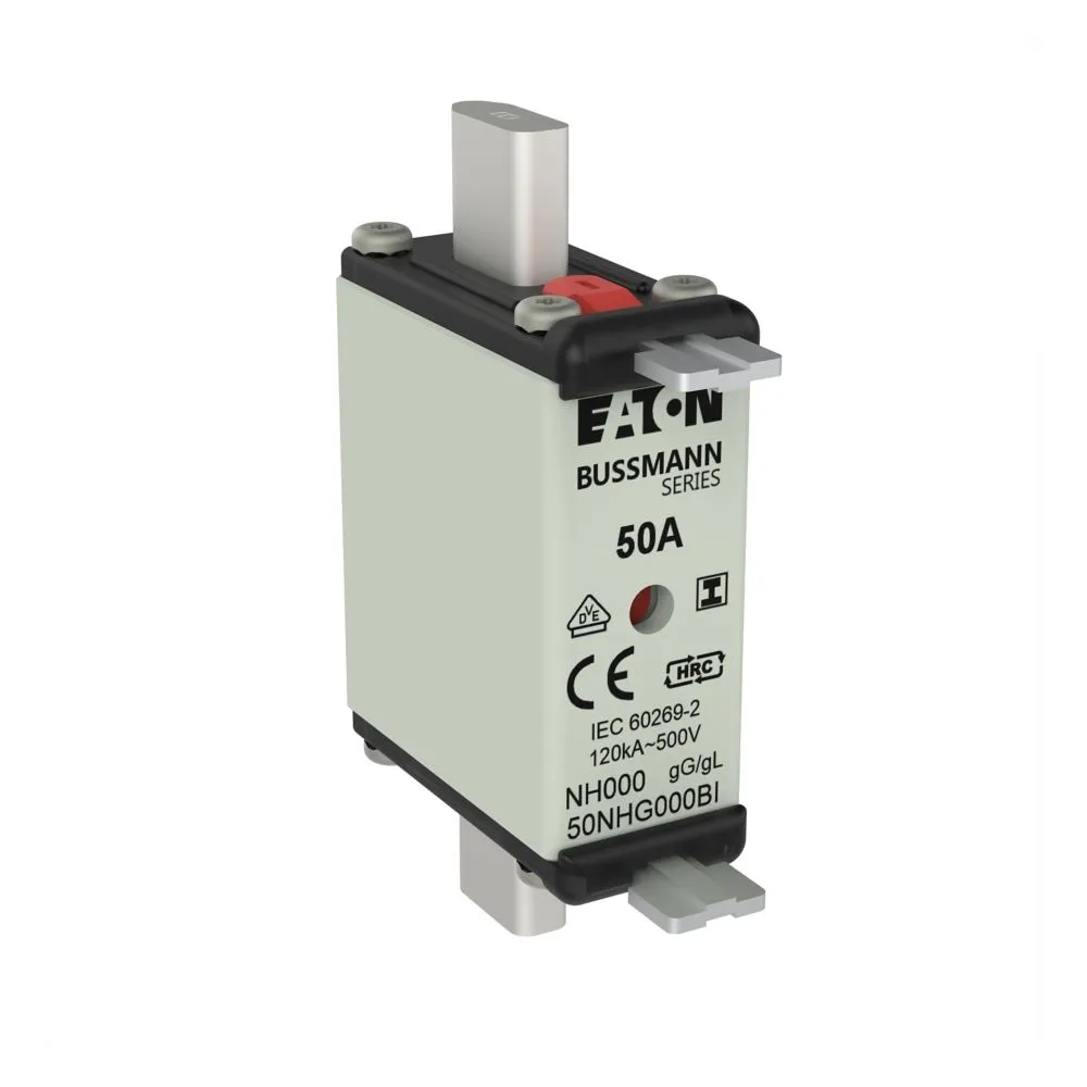 Eaton Electric NH FUSE 50A 500V SIZE 000 GG IMGL Pic_1