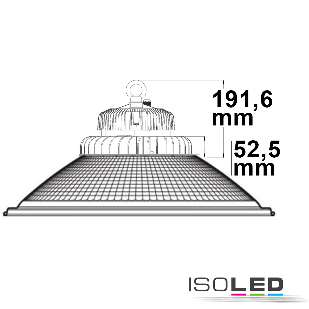 ISOLED LED Hallenleuchte FL 200W, Alu-Reflektor Pic_1
