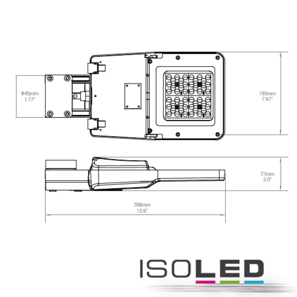 ISOLED LED Street Light GR30, 4000K Pic_3