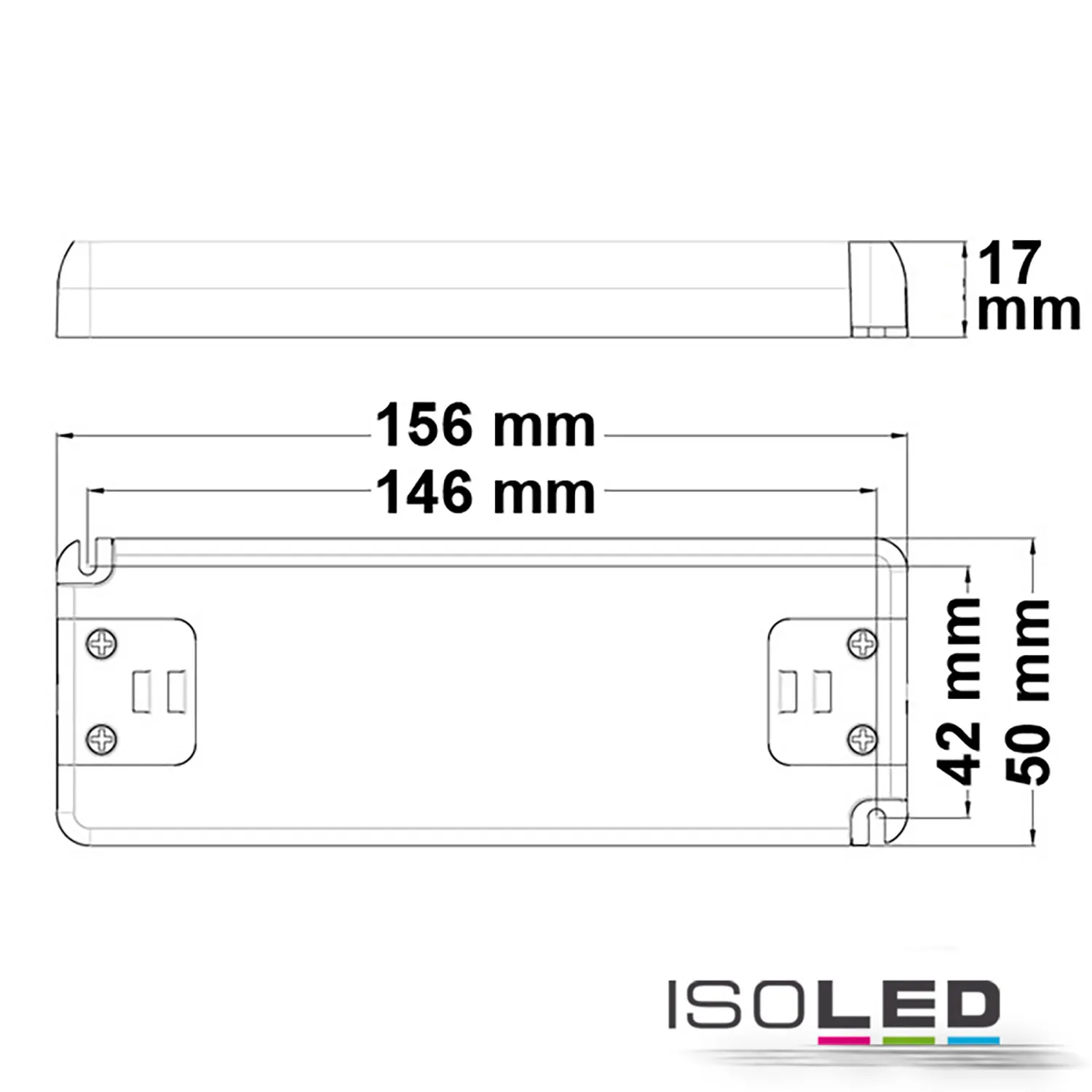 ISOLED LED Trafo 12V/DC, 0-30W, ultraflach Pic_1