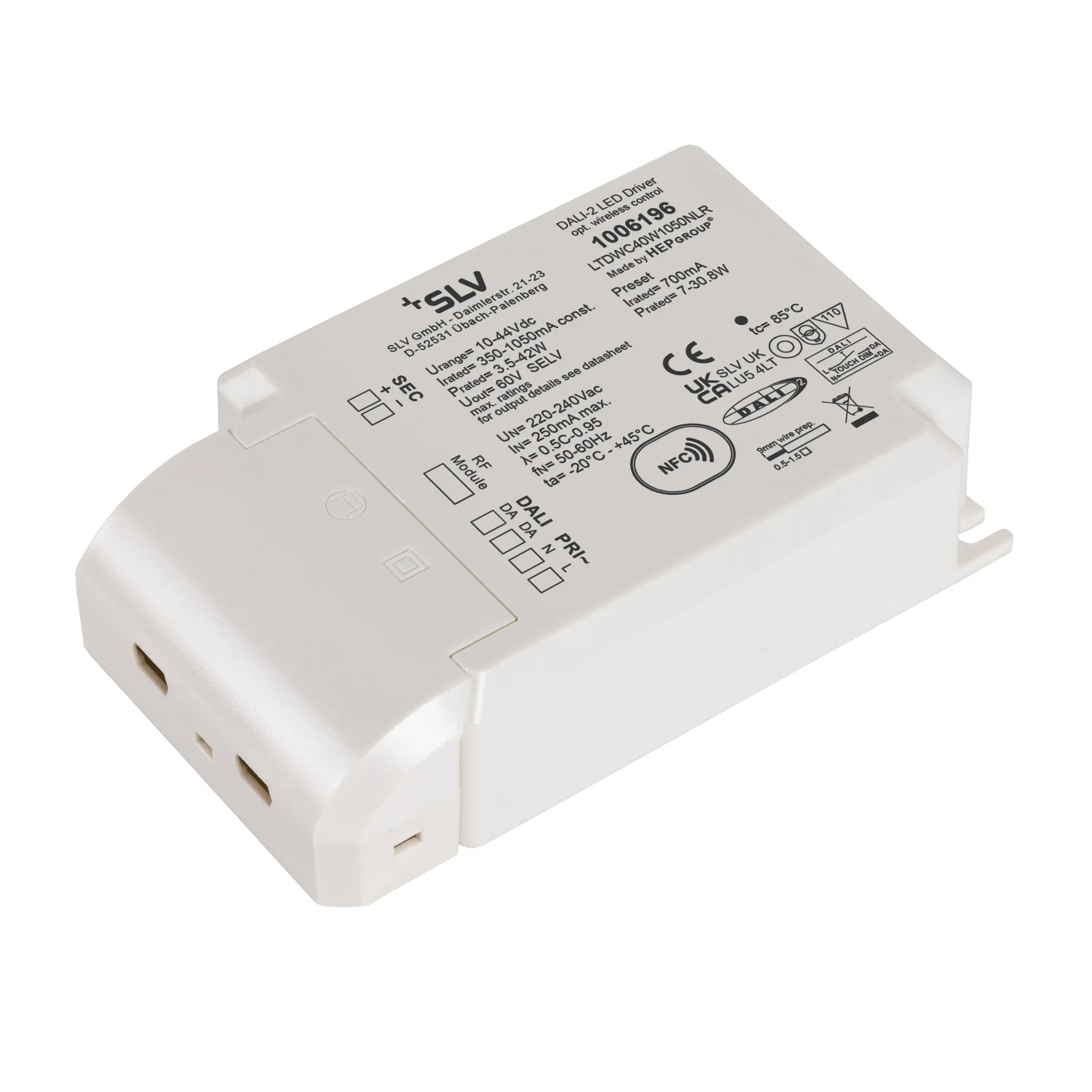 Slv LED Treiber 500mA 40W DALI RF optional Pic_1
