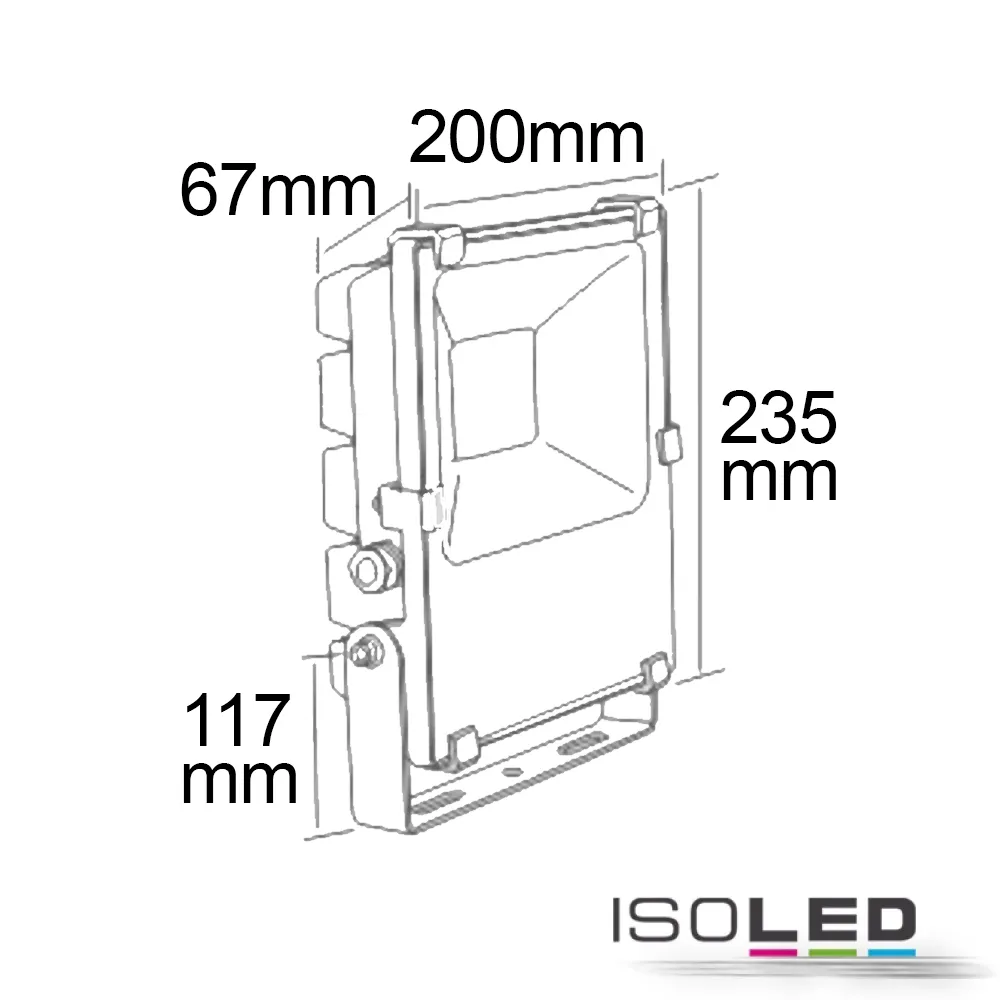 ISOLED LED Fluter Prismatic 50W, kaltweiß Pic_2