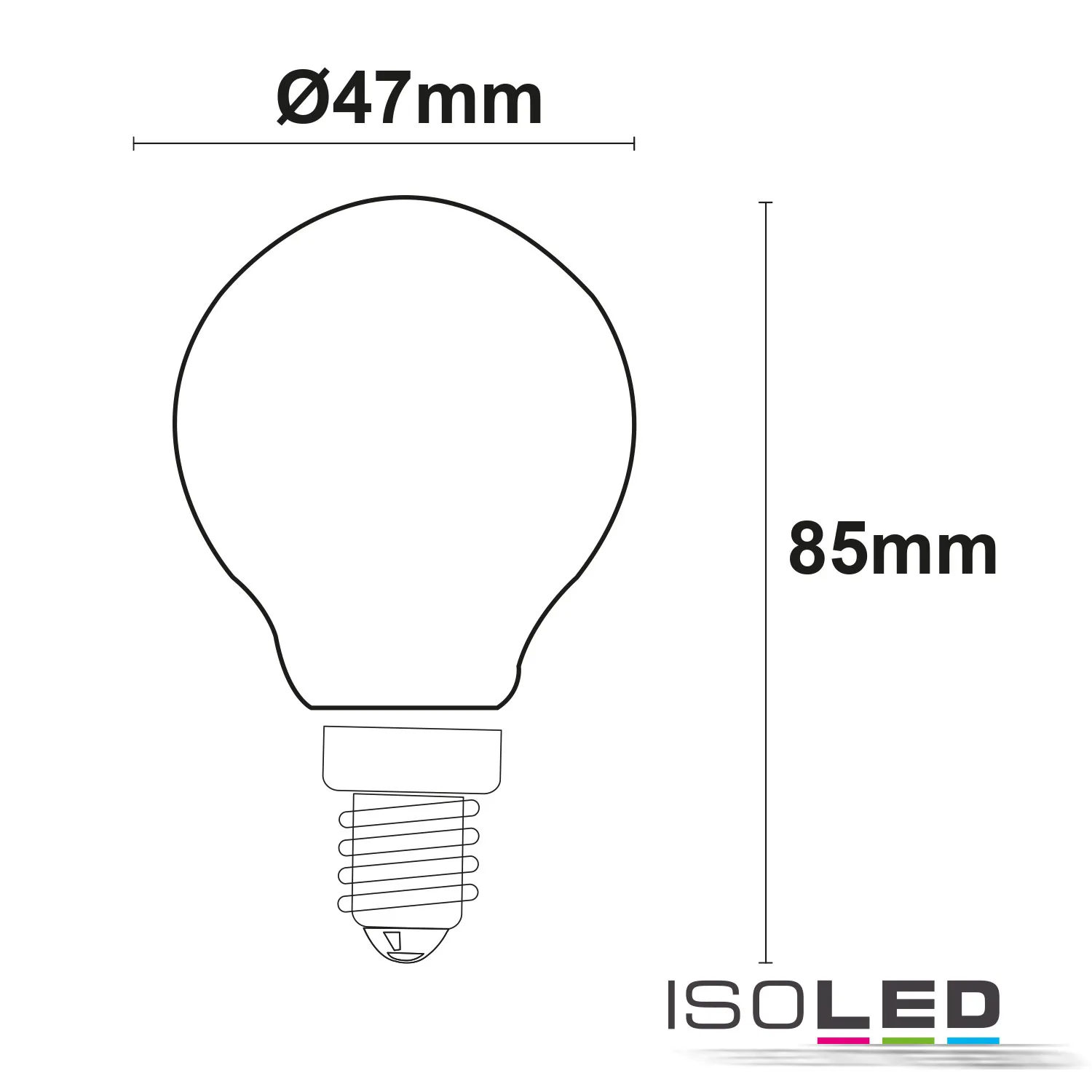 ISOLED E14 LED Illu, 4W, klar Pic_2