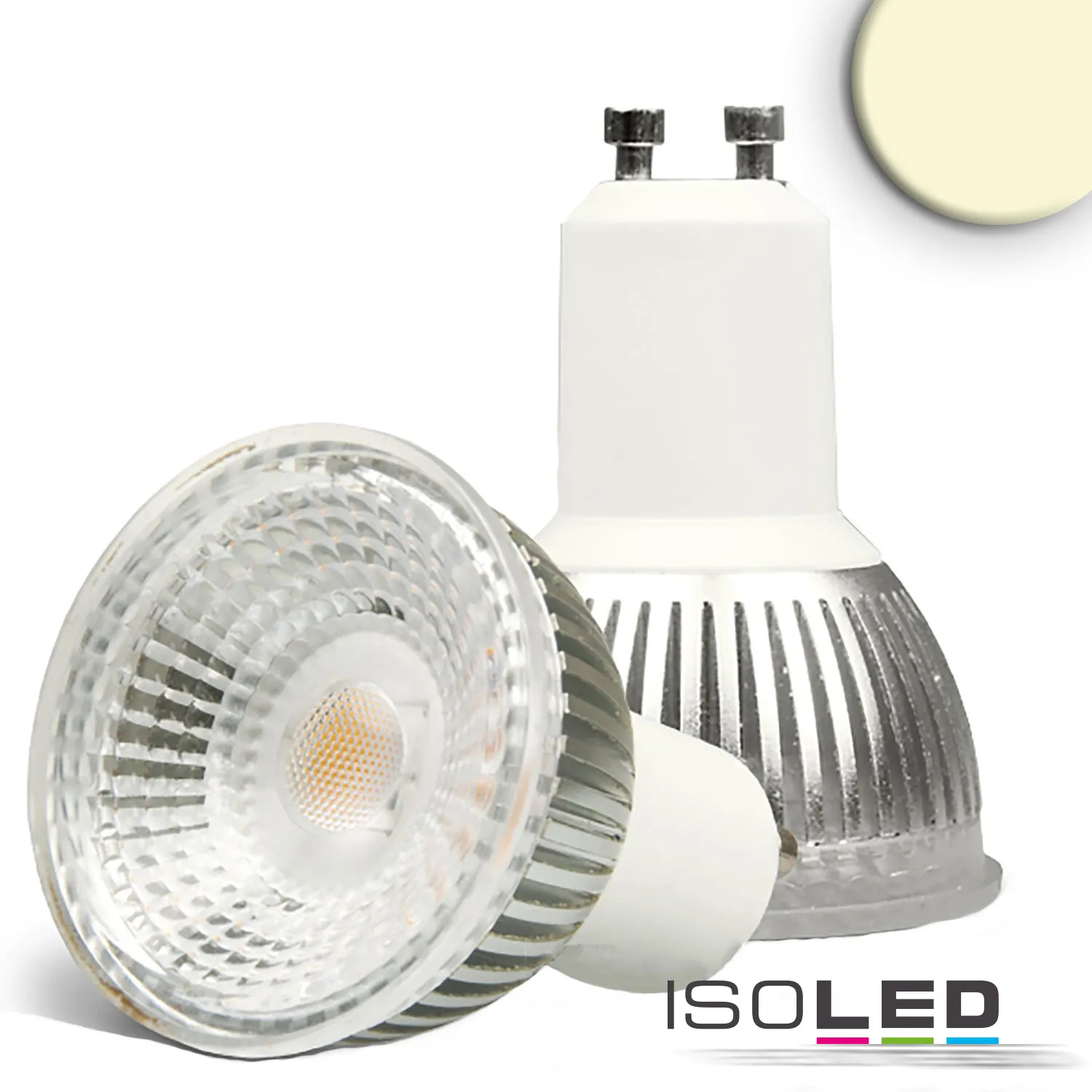 ISOLED GU10 LED Strahler 6W GLAS-COB Pic_1