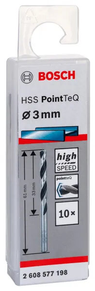 Bosch HSS-Spiralbohrer PointTeQ 3,0 mm Pic_6