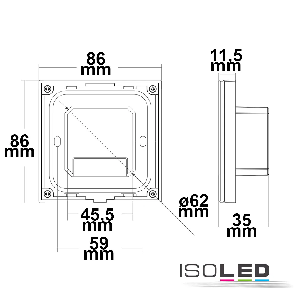 ISOLED Sys-Pro 1 Zone Touch/Funk-Dimmer Pic_1
