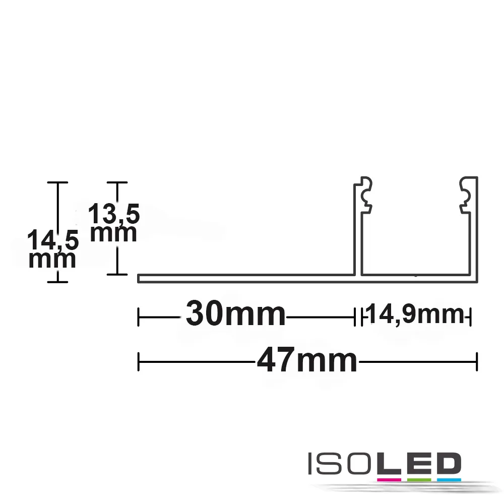 ISOLED LED Trockenbauprofil Abschluss Pic_1