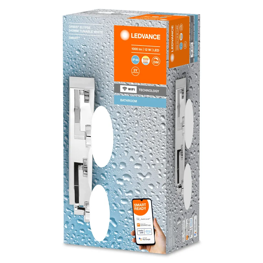 Ledvance SMART+ Wifi Orbis Wall Elypse IP44 340mm TW Pic_1