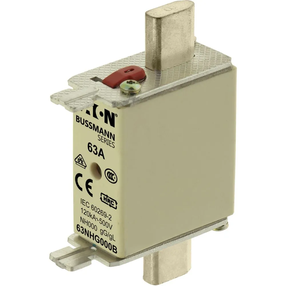 Eaton Electric NH-SICHERUNG 63 A 500 V GRÖSSE 000 GG MG Pic_1