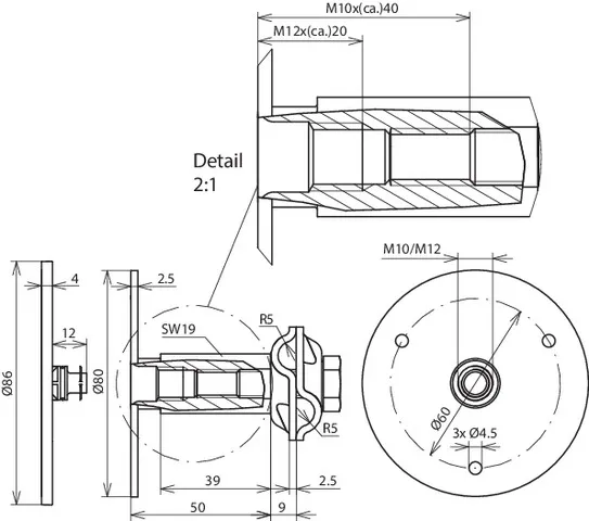 Dehn + Söhne EFPM M10 12 V4A MVK8.10 STTZN Pic_1