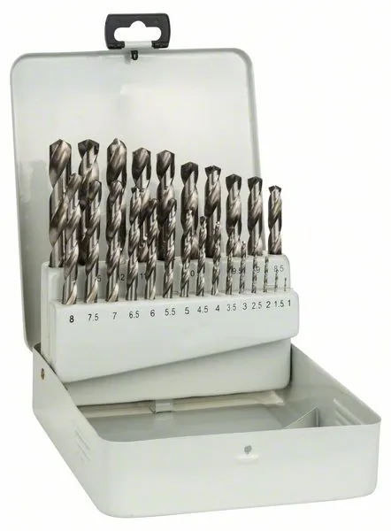 BOSCH ROBERT POWER TOOLS GMBH 25tlg. Metallkassette Metallbohrer-Set HSS-G, DIN Pic_4
