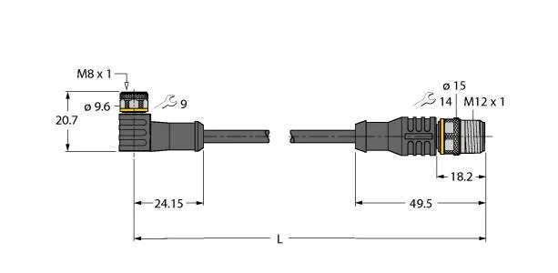Turck PKW3M-P7X2-0.6-RSC4T/TXL Pic_1
