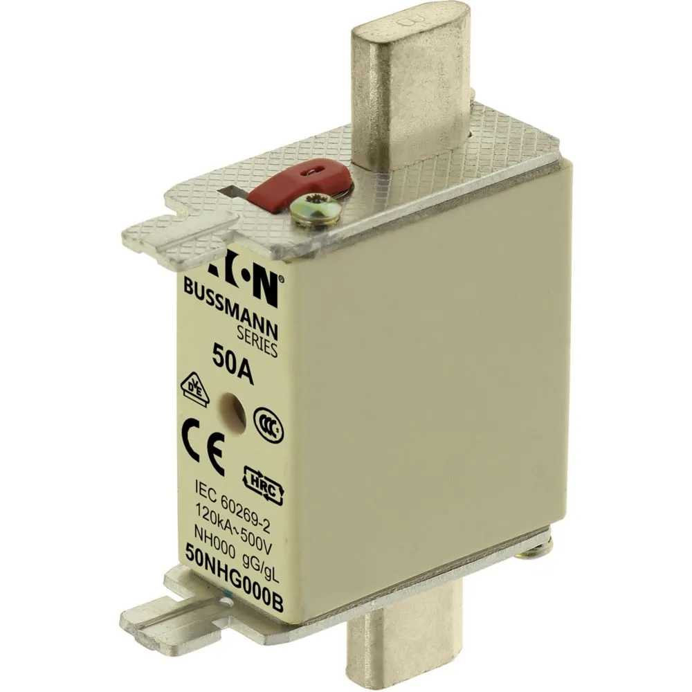 Eaton Electric NH-SICHERUNG 50 A 500 V GRÖSSE 000 GG MG Pic_1