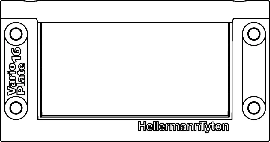 Hellermanntyton VarioPlate-16_Frame-PA66GF25-BK (10) Pic_3
