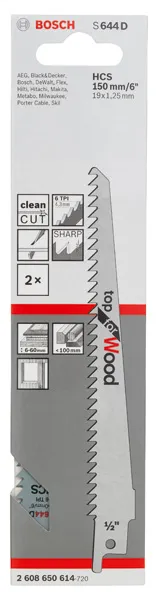 Bosch Säbelsägeblatt S 644 D Pic_4