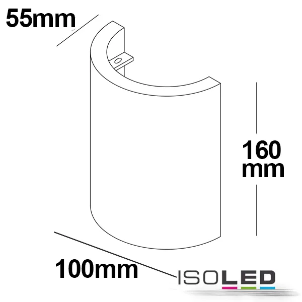 ISOLED LED Gips-Wandleuchte 2x3W, UP&DOWN Pic_1
