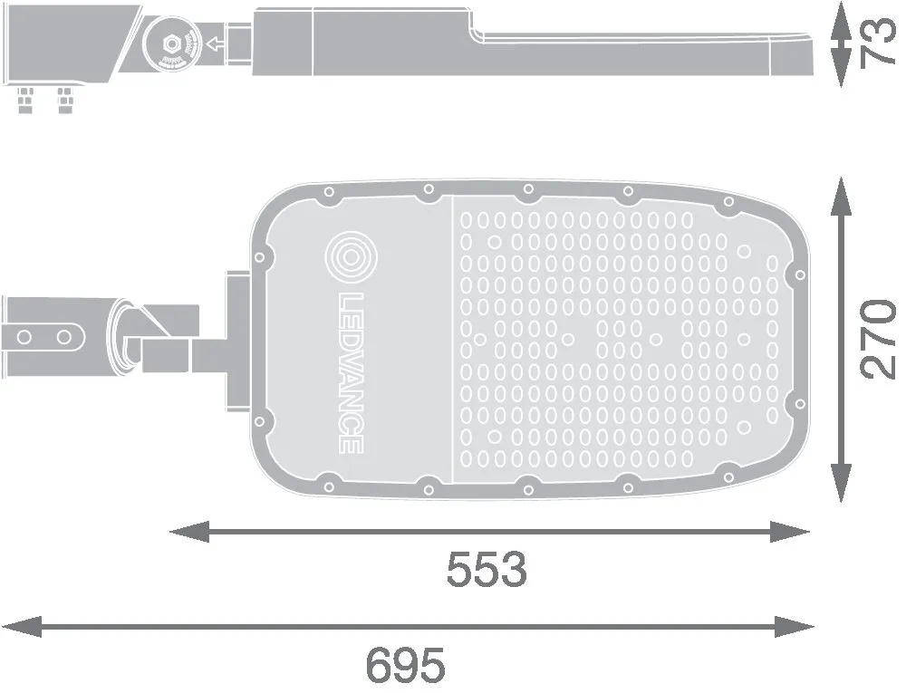 Ledvance SL AREA SPD XL V 150W 740 RV35ST GY Pic_3