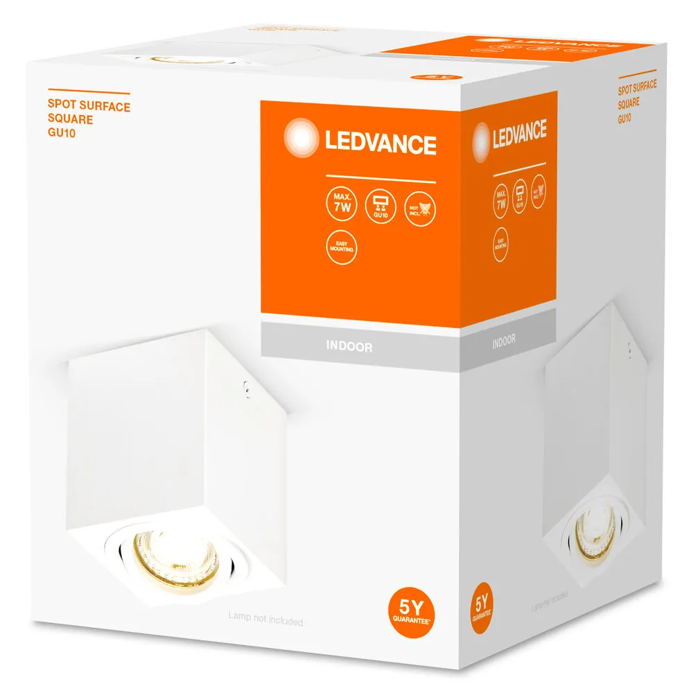 Ledvance Spot Surface Square GU10 White Pic_2