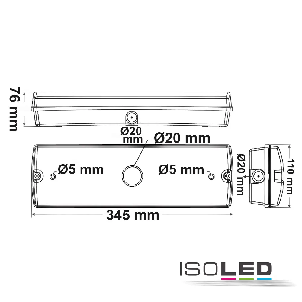 ISOLED LED Notlicht/Fluchtwegleuchte UNI7 Pic_1