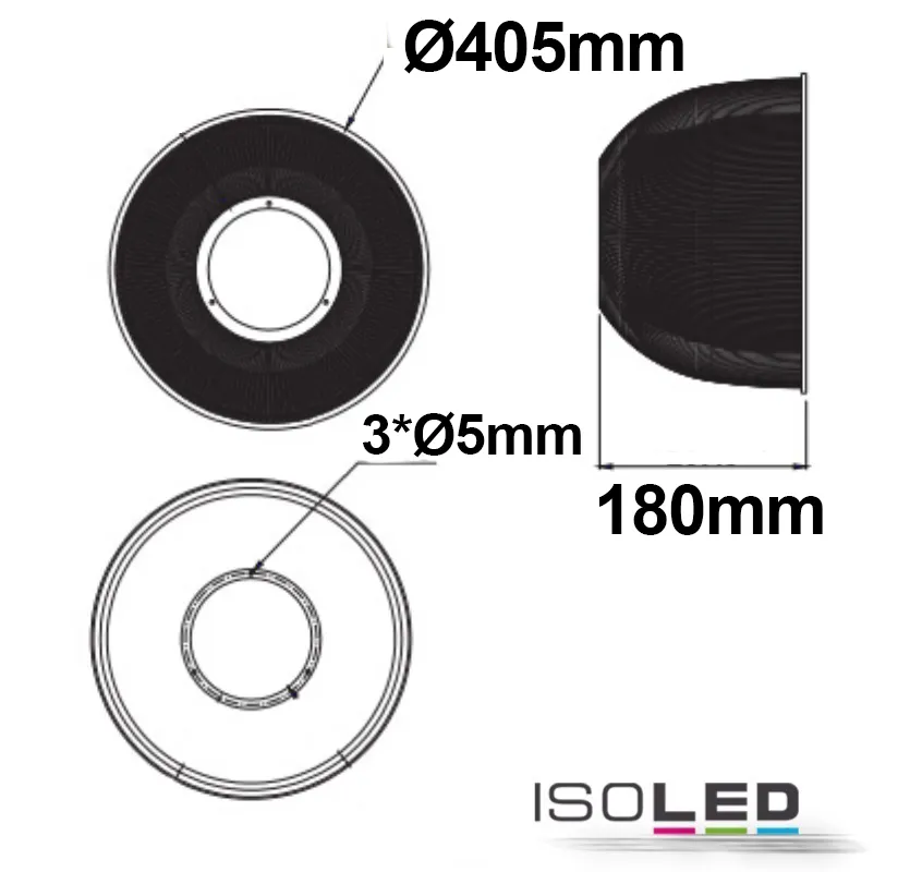 ISOLED PC-Reflektor Pic_1