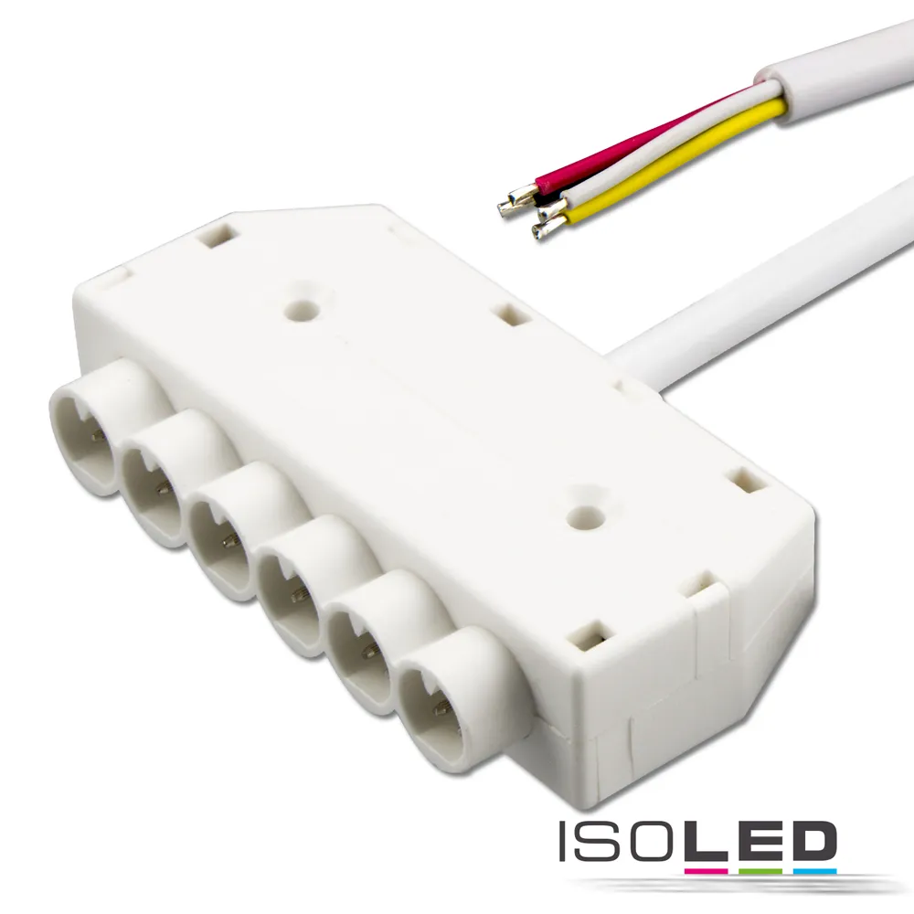 ISOLED Mini-Plug RGB 6-fach Verteiler female Pic_2