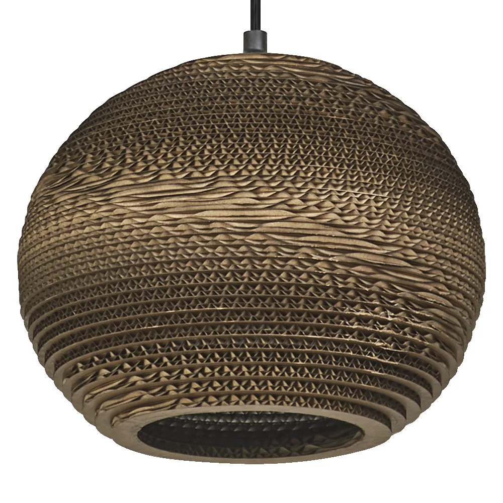 Ledvance Decor Cardboard Ball Pendant E27 Brown Pic_1
