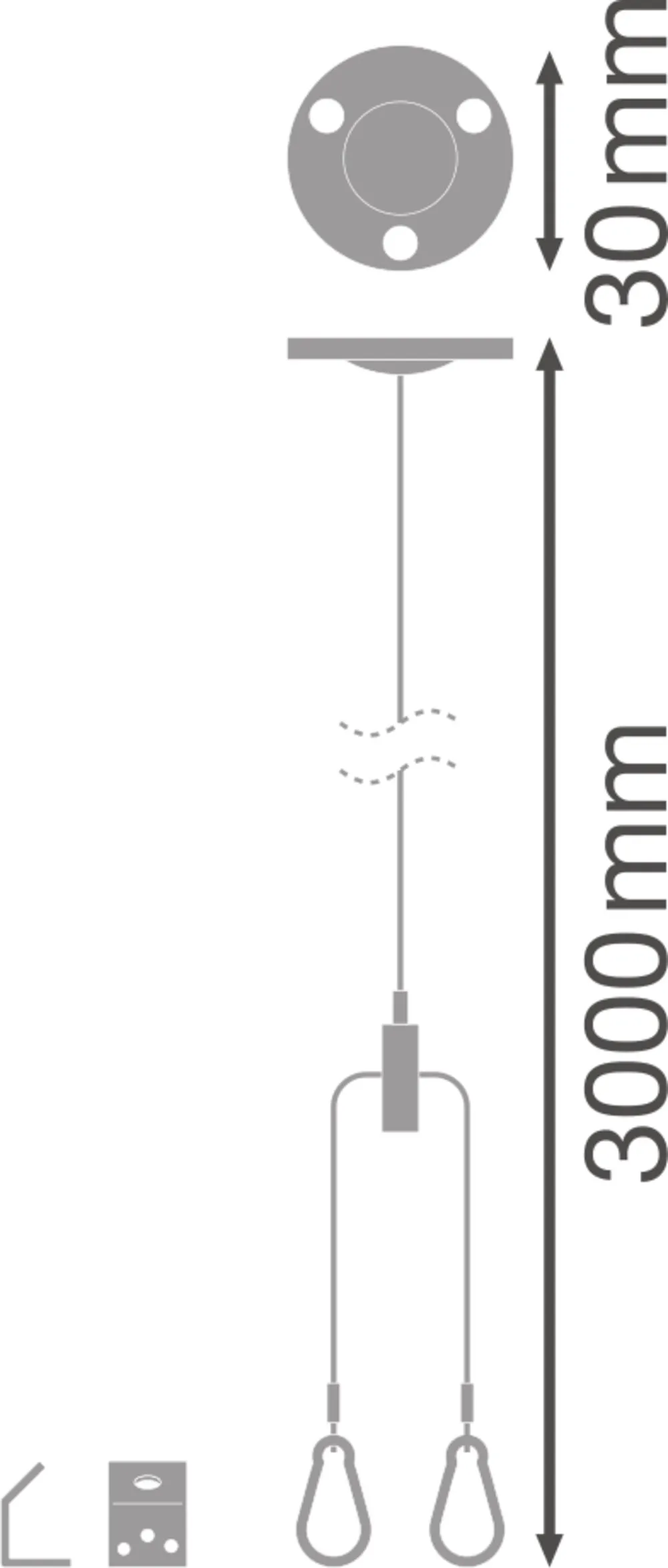 LEDVANCE GMBH PANEL 1200 Suspension Kit Pic_1