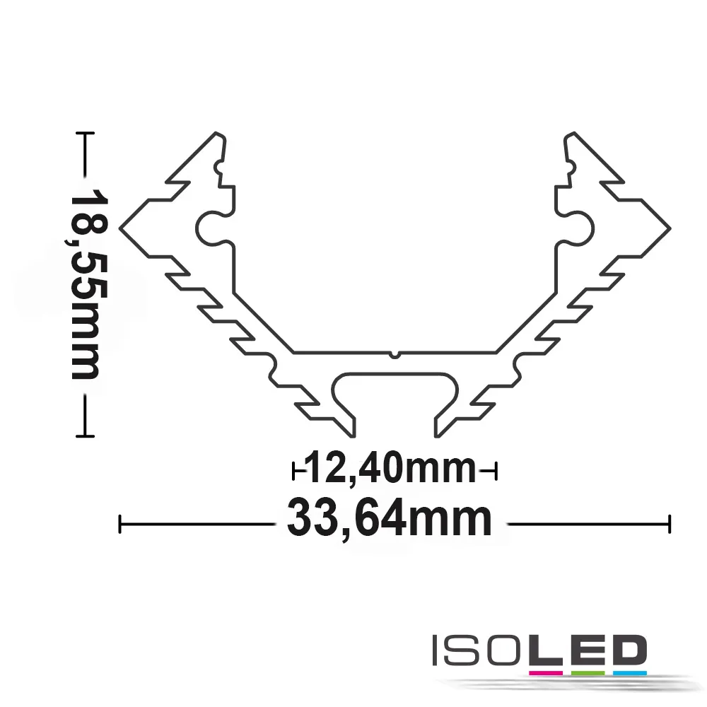 ISOLED LED Eckprofil CORNER12 Aluminium Pic_1