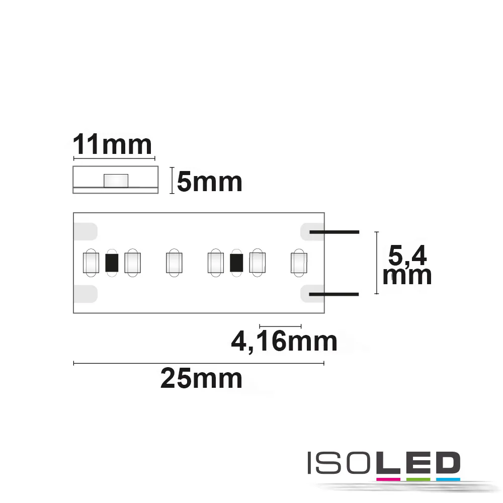 ISOLED LED CRI965 Linear11-Flexband, 24V, 10W Pic_1
