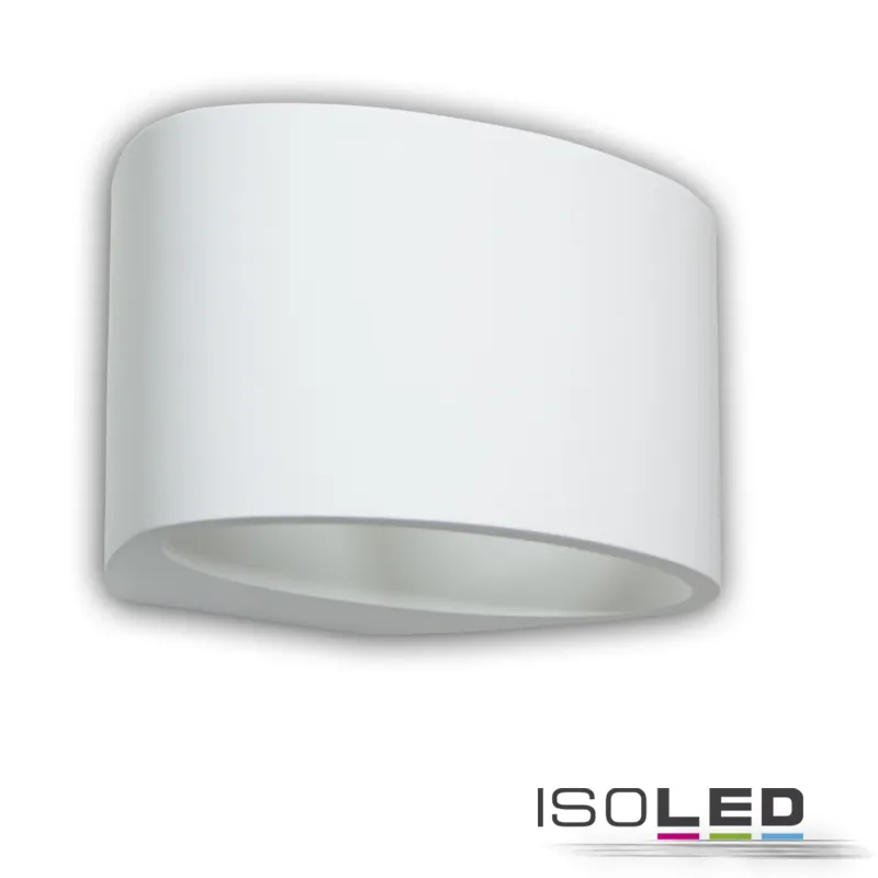 ISOLED Gips-Wandleuchte G9, oval Pic_1