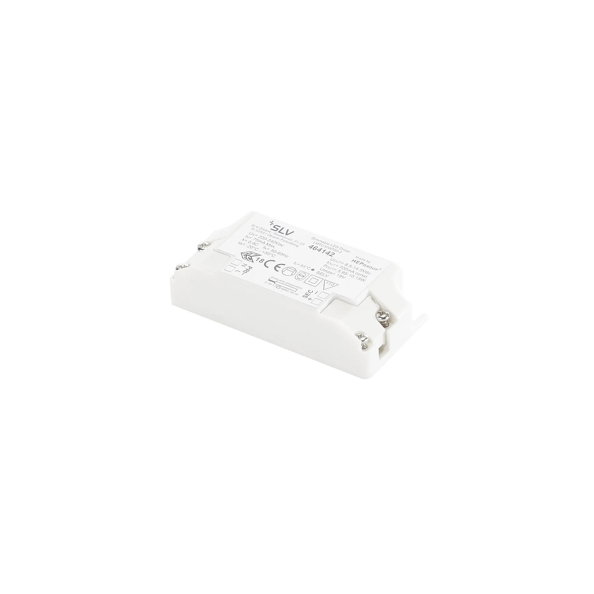 SLV ELEKTRONIK GMBH LED Treiber 10,5W 700mA dimmbar Pic_1